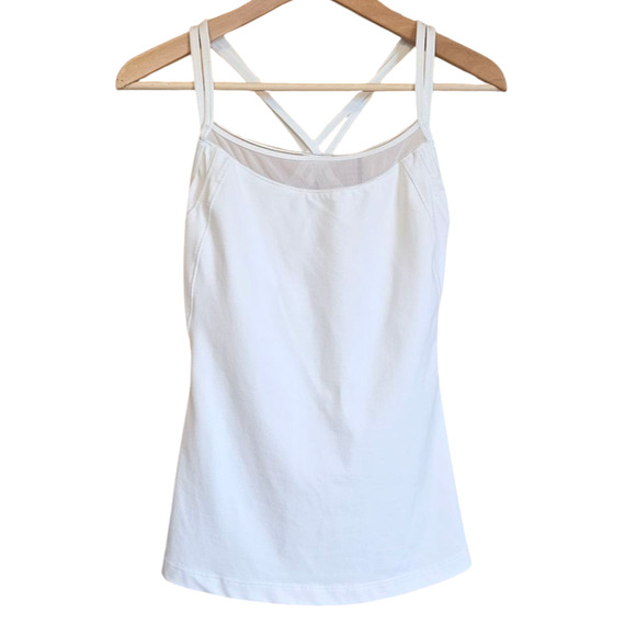 ALO Activewear Tank Top Racerback White Women's Size Medium - Picture 1 of 9